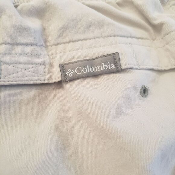 Columbia Sportswear Cargo Shorts Mens XL 32" Khaki Tan Outdoor Hiking Pockets - Picture 10 of 11